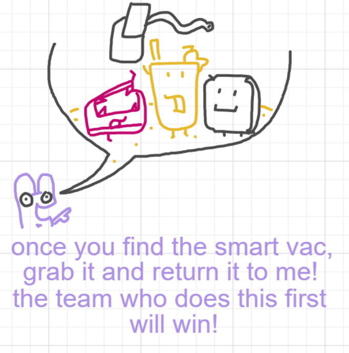 A panel from Ready Oar Knot, episode three of the Board Boards object show by Furretwalk/WalkingFurret.